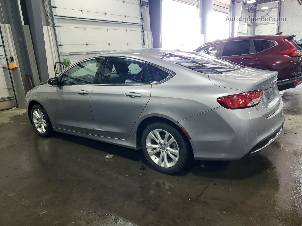 2016 Chrysler 200 Limited Silver vin: 1C3CCCAB6GN138455