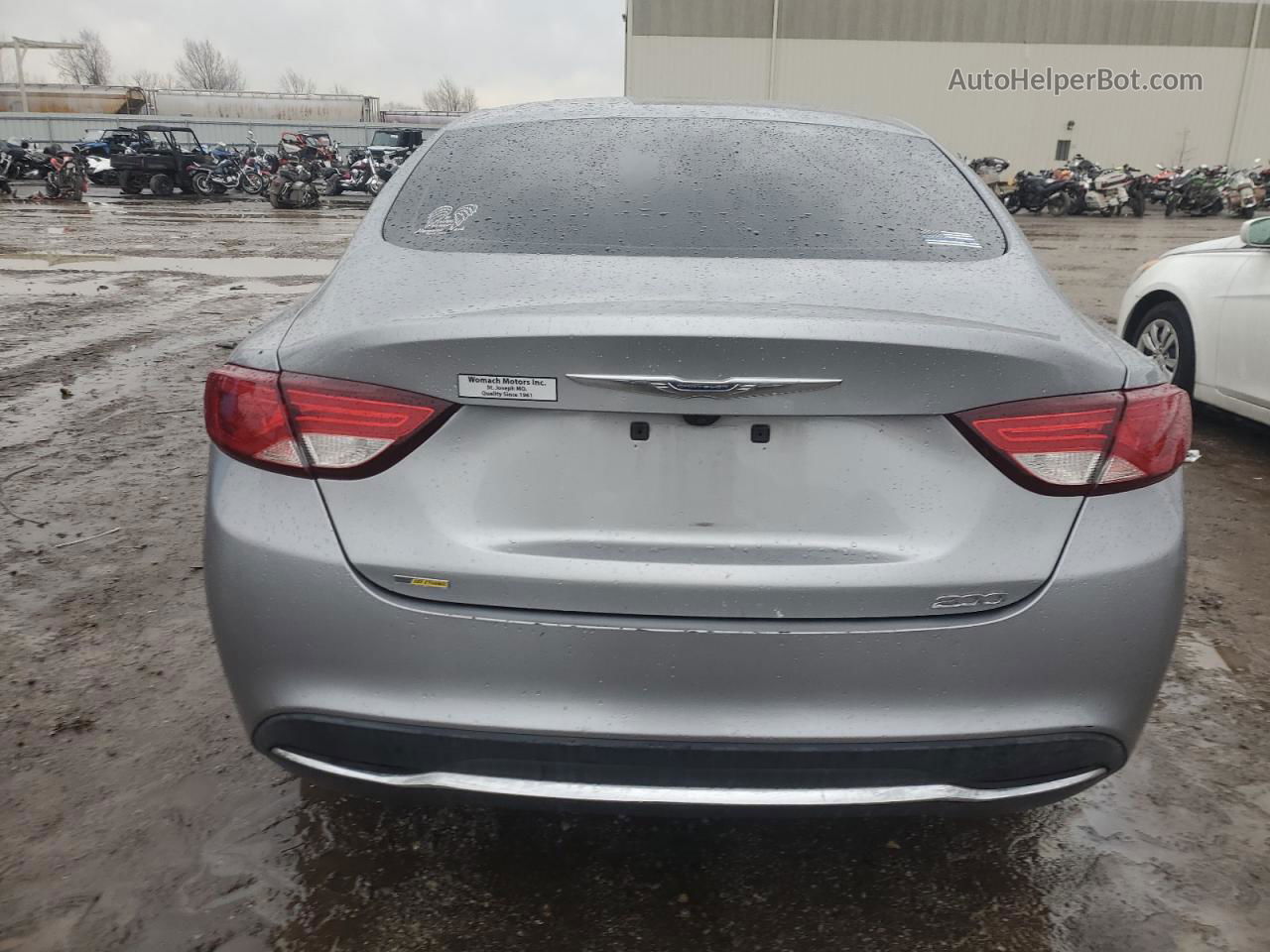 2016 Chrysler 200 Limited Silver vin: 1C3CCCAB6GN148967