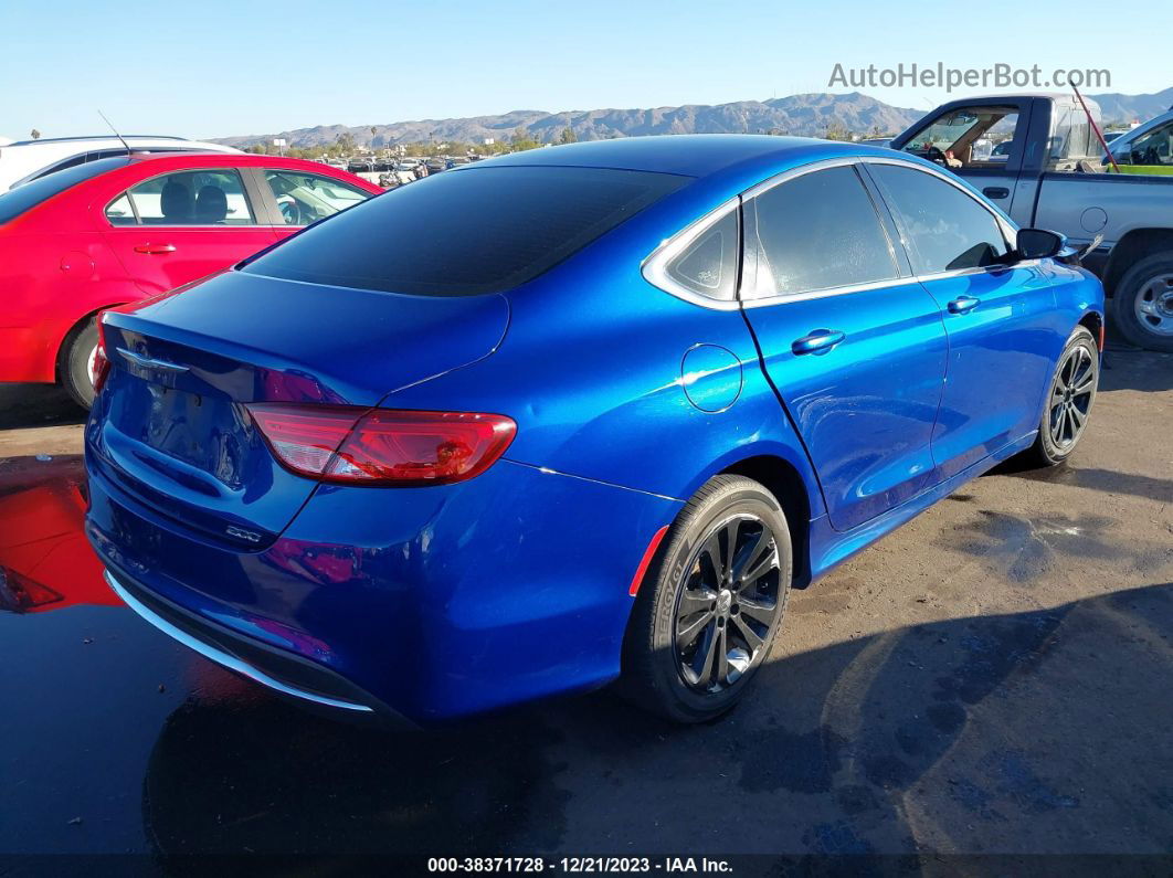 2016 Chrysler 200 Limited Blue vin: 1C3CCCAB6GN161542