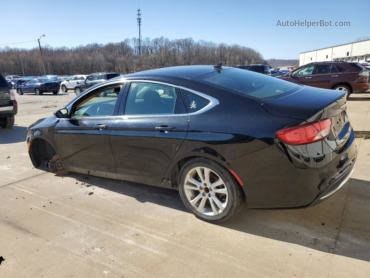 2016 Chrysler 200 Limited Черный vin: 1C3CCCAB6GN168796