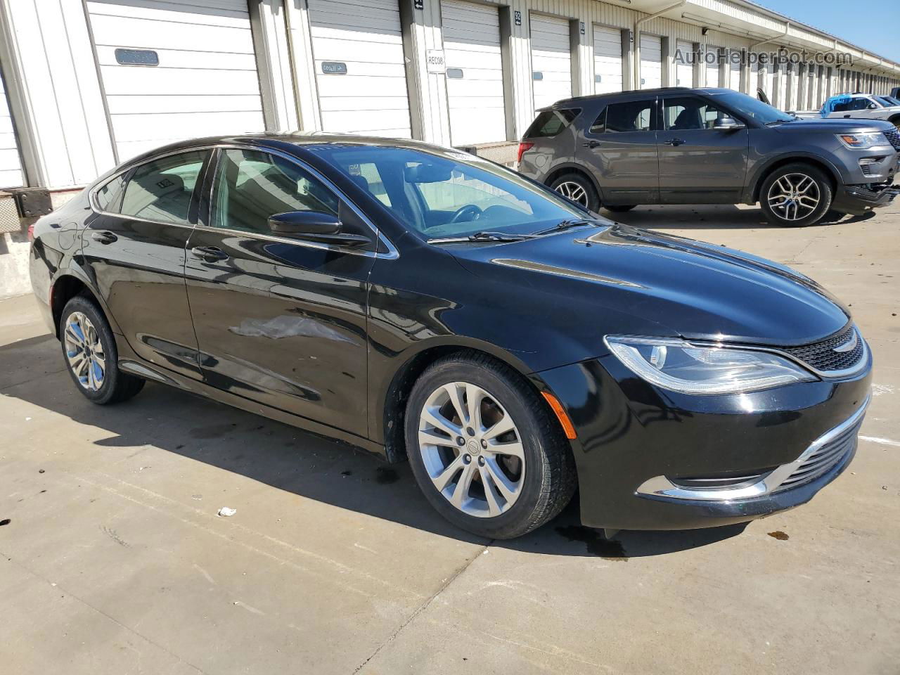 2016 Chrysler 200 Limited Black vin: 1C3CCCAB6GN168796