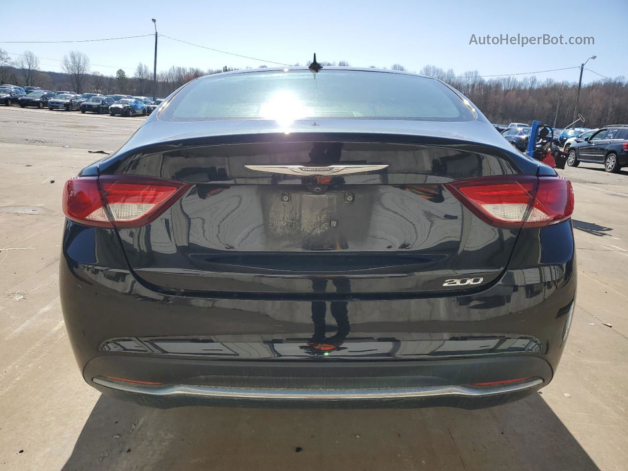 2016 Chrysler 200 Limited Черный vin: 1C3CCCAB6GN168796