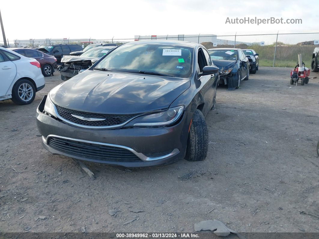 2016 Chrysler 200 Limited Серый vin: 1C3CCCAB6GN176333