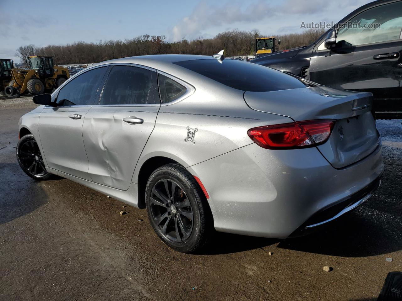 2016 Chrysler 200 Limited Серебряный vin: 1C3CCCAB6GN196016