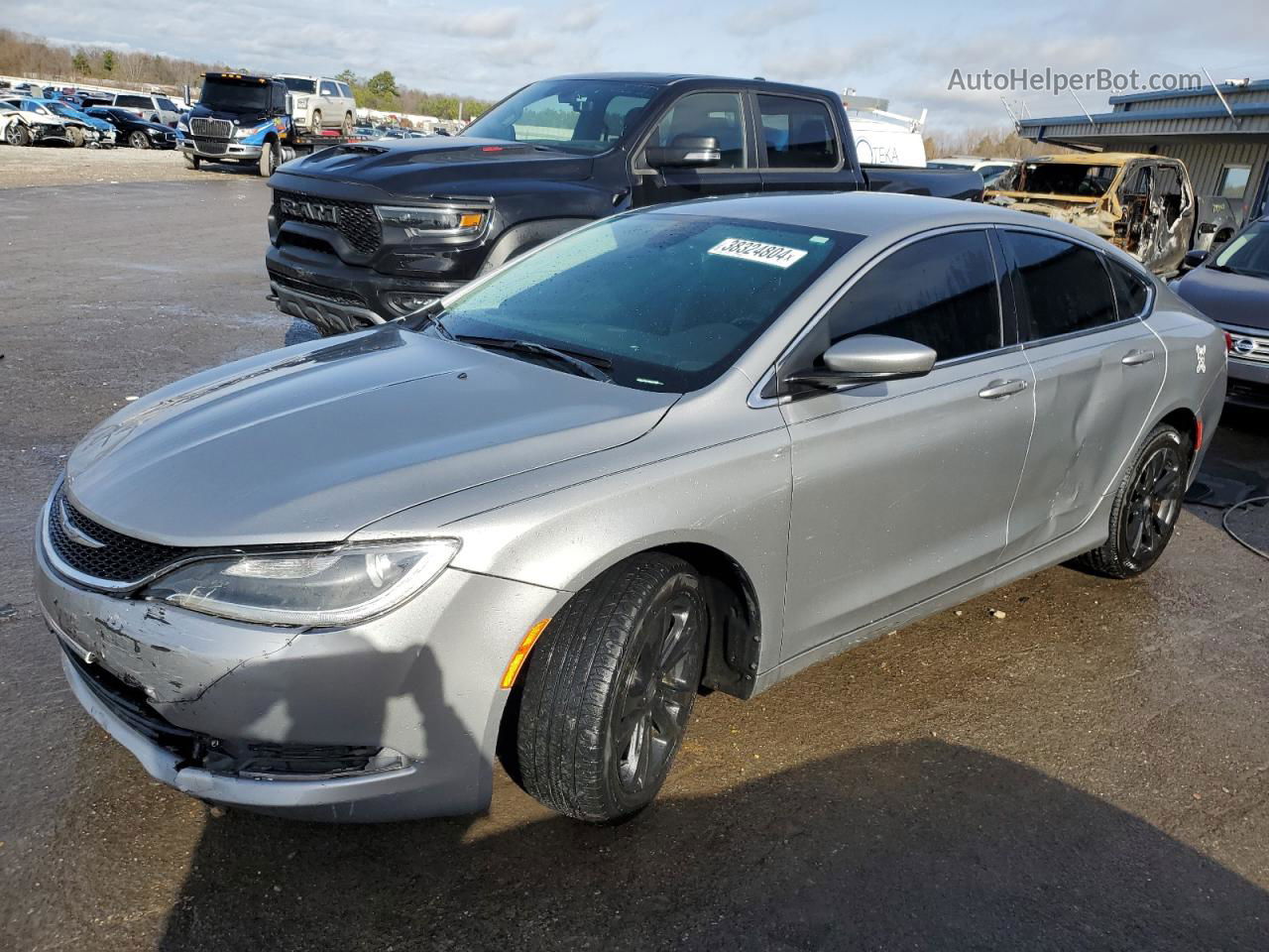 2016 Chrysler 200 Limited Silver vin: 1C3CCCAB6GN196016