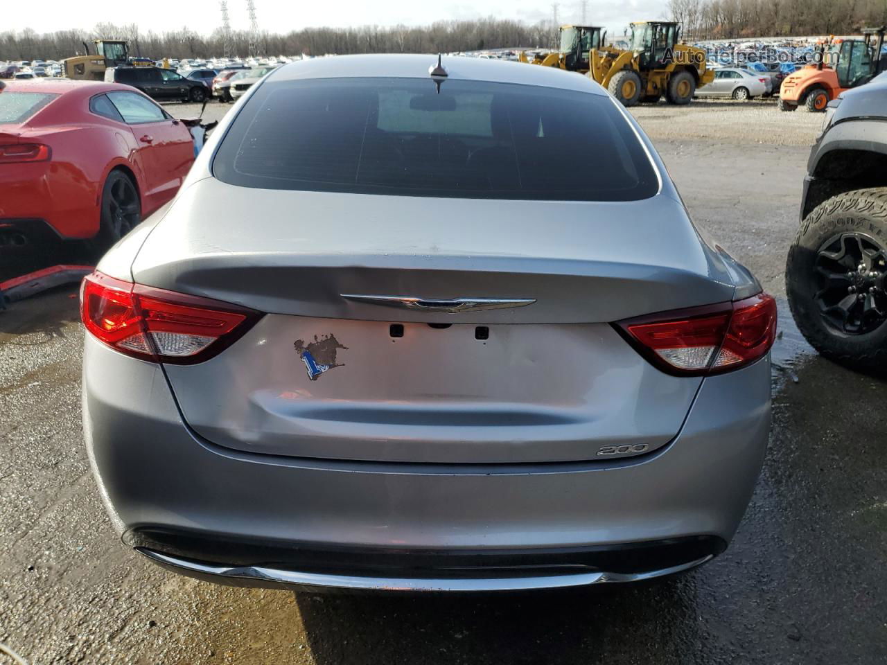 2016 Chrysler 200 Limited Серебряный vin: 1C3CCCAB6GN196016