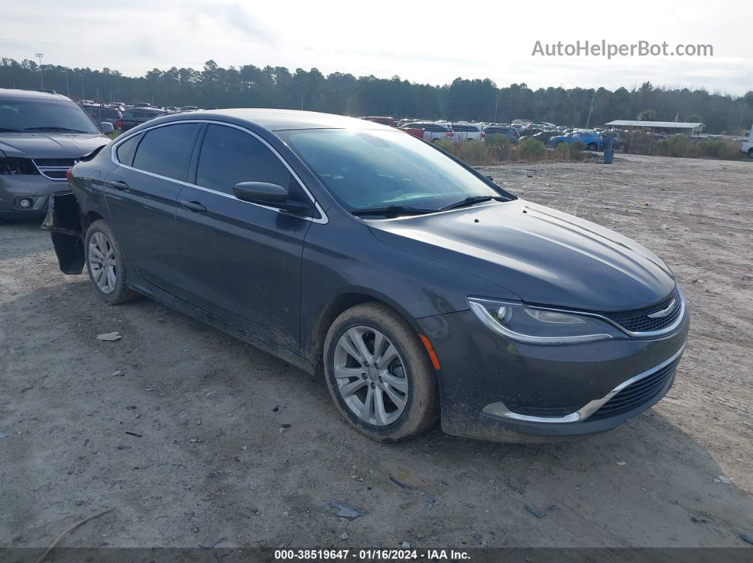 2017 Chrysler 200 Limited Platinum Серый vin: 1C3CCCAB6HN500303