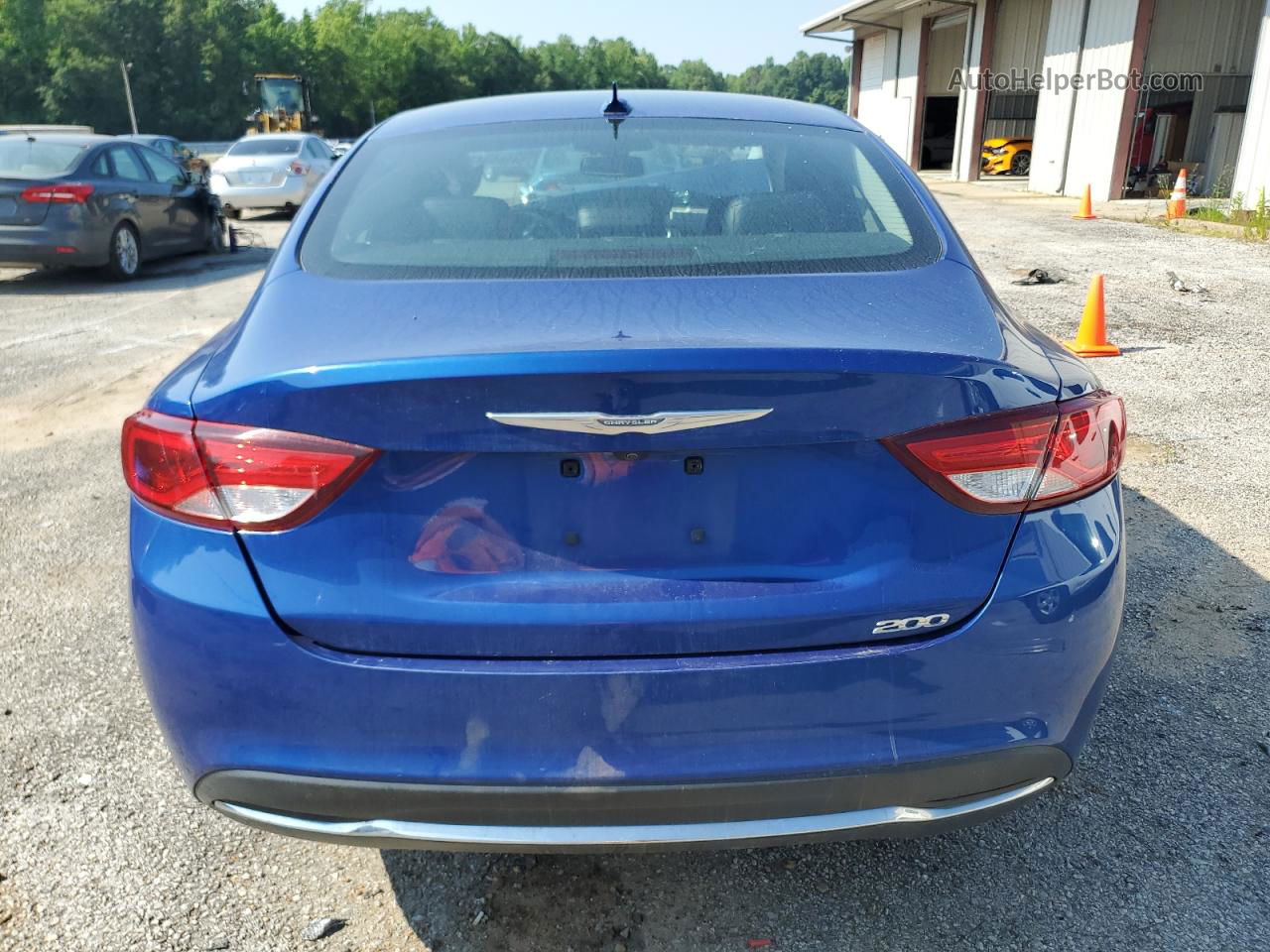 2017 Chrysler 200 Limited Blue vin: 1C3CCCAB6HN500396