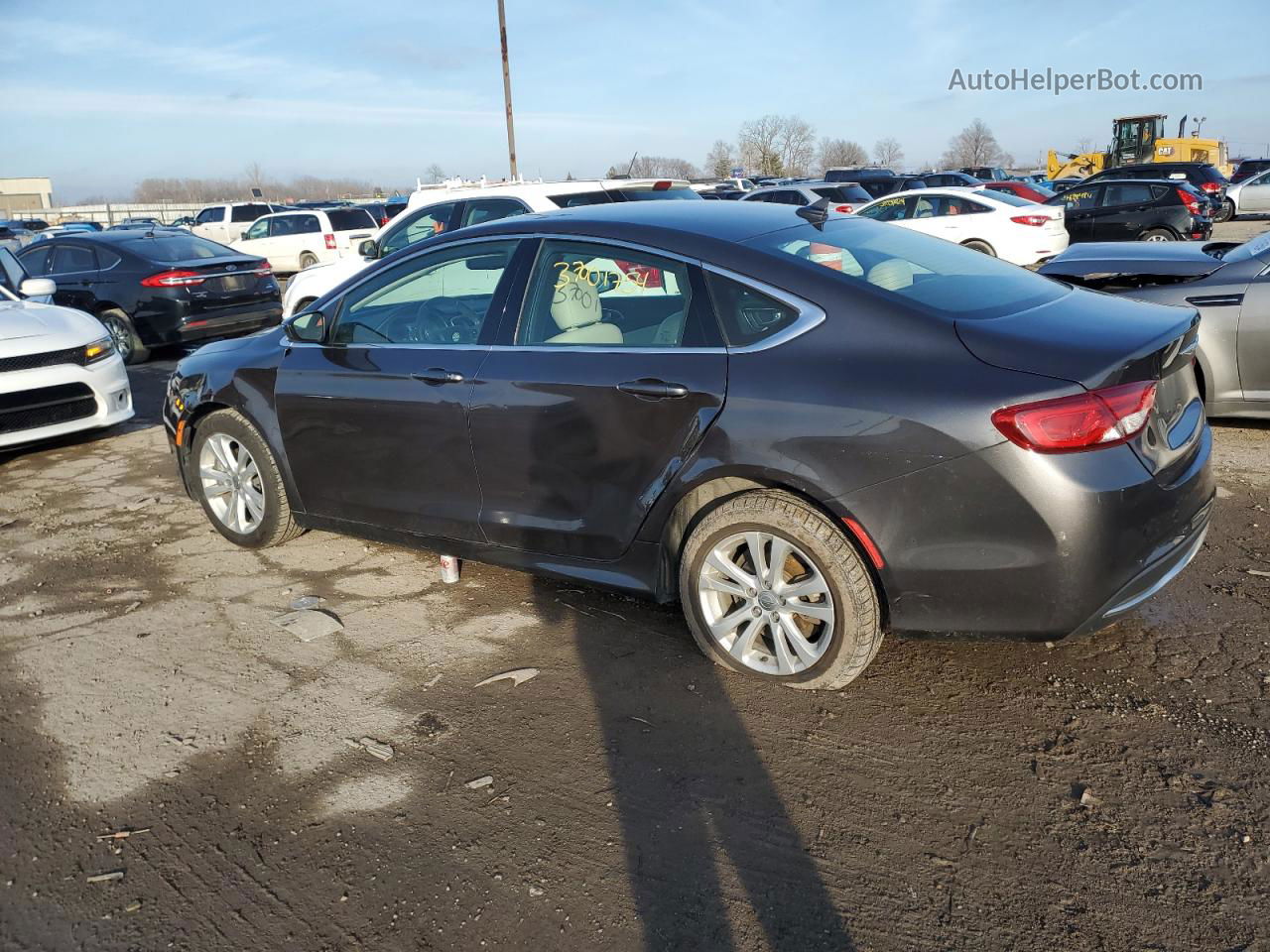 2017 Chrysler 200 Limited Серебряный vin: 1C3CCCAB6HN506120