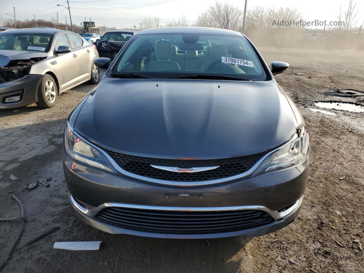 2017 Chrysler 200 Limited Серебряный vin: 1C3CCCAB6HN506120