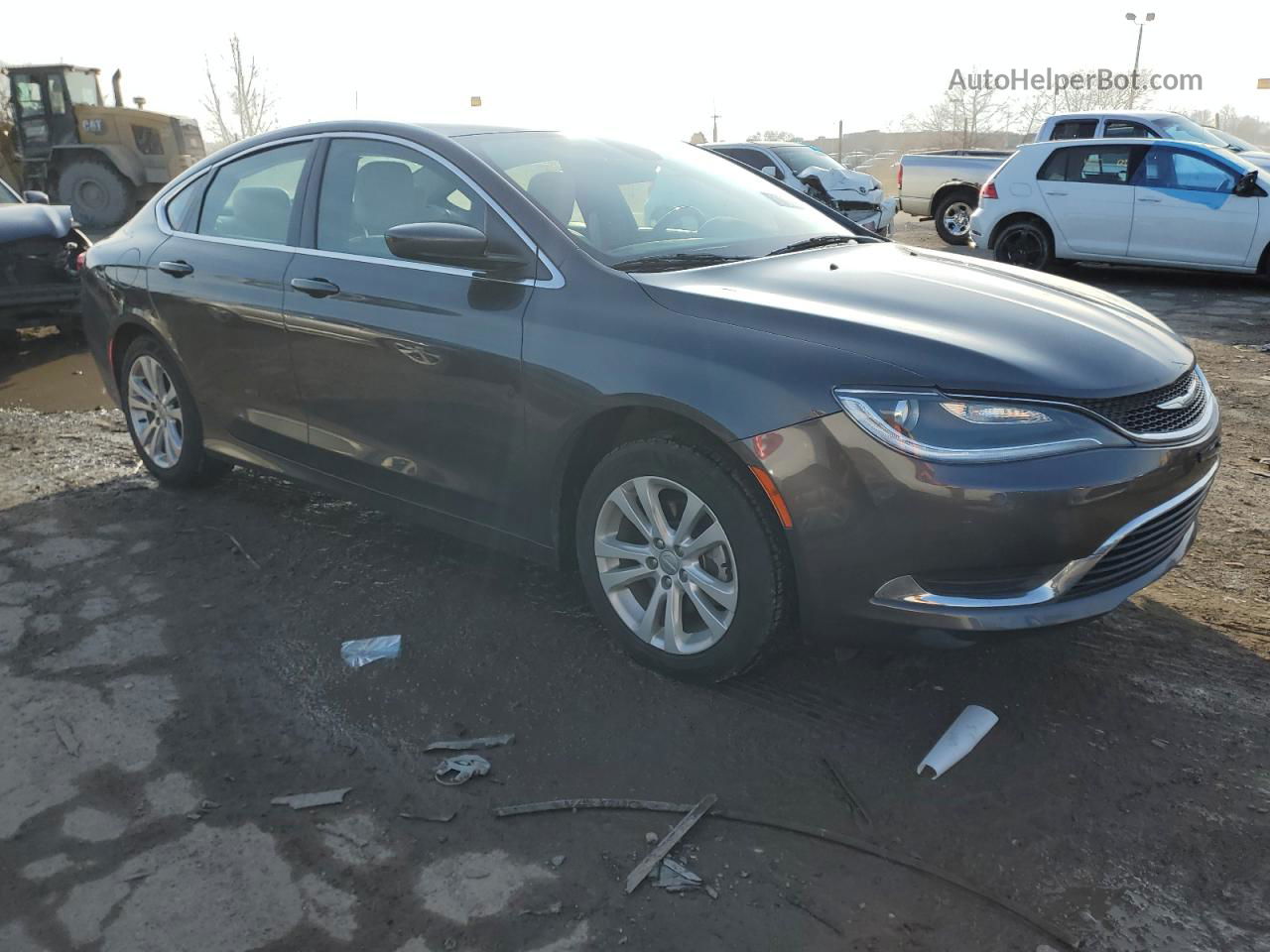 2017 Chrysler 200 Limited Silver vin: 1C3CCCAB6HN506120