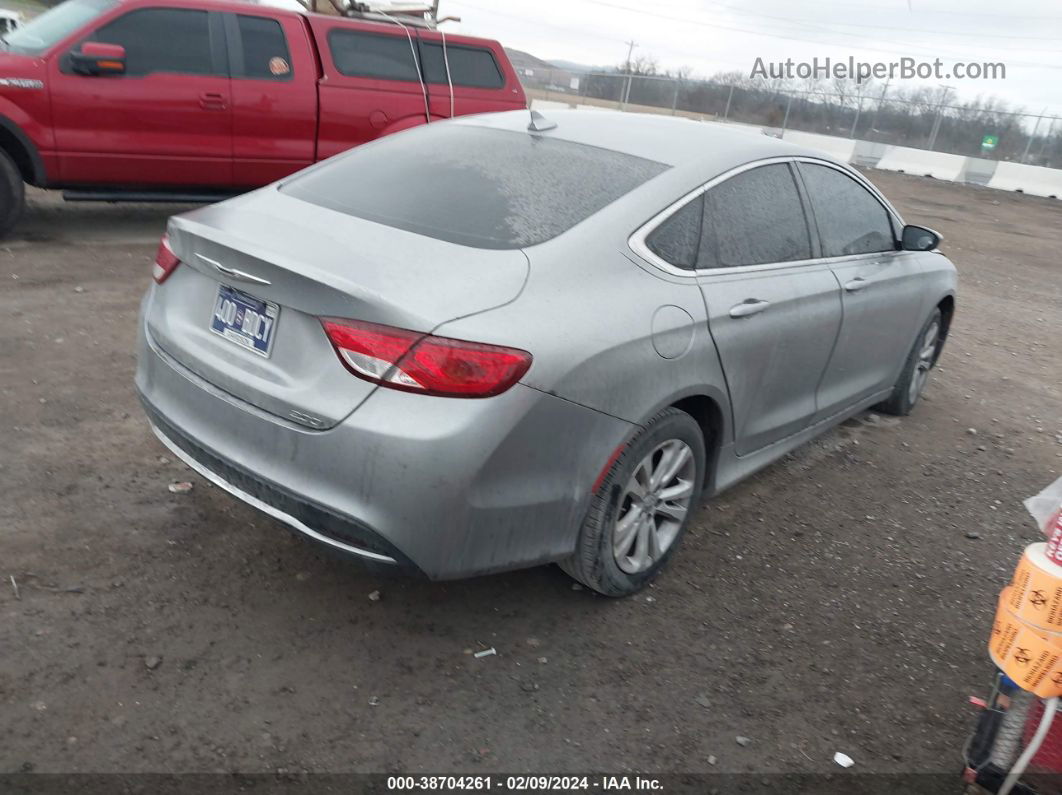 2017 Chrysler 200 Limited Platinum Серебряный vin: 1C3CCCAB6HN507445