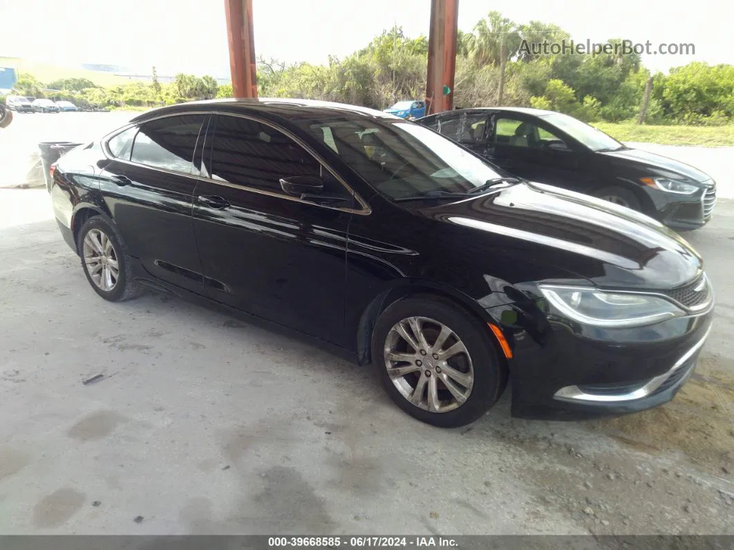 2017 Chrysler 200 Limited Platinum Black vin: 1C3CCCAB6HN510149