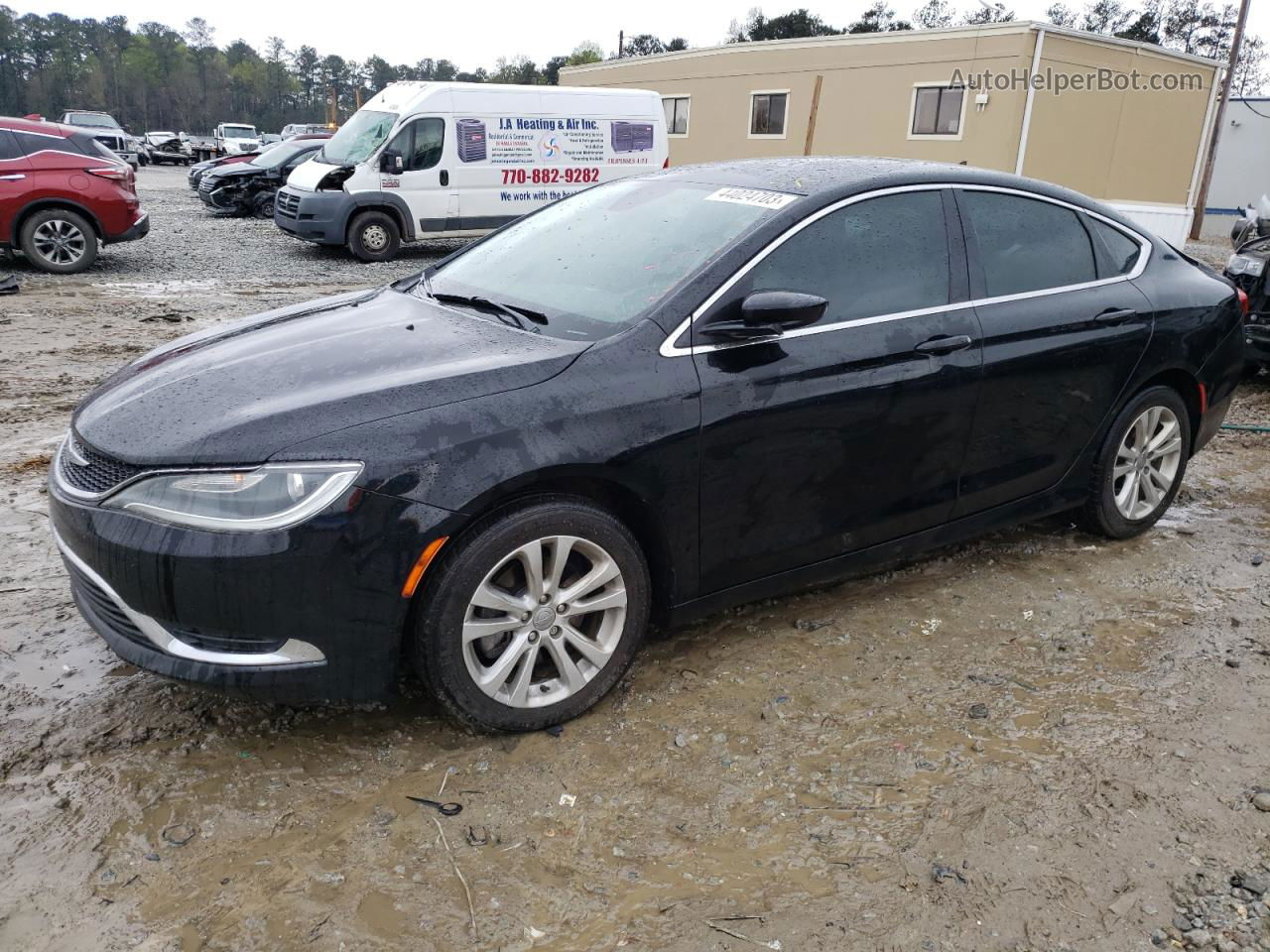 2017 Chrysler 200 Limited Black vin: 1C3CCCAB6HN510152