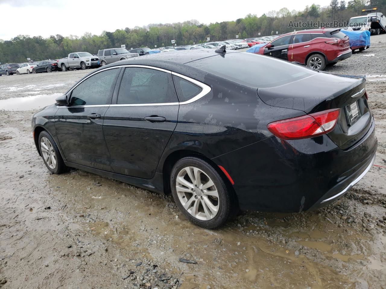 2017 Chrysler 200 Limited Black vin: 1C3CCCAB6HN510152