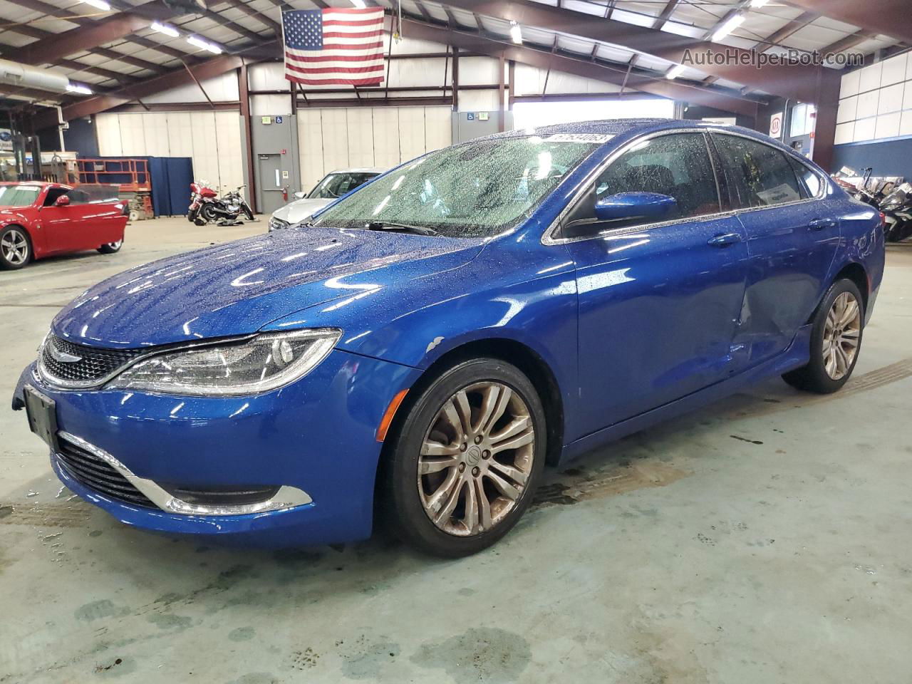 2015 Chrysler 200 Limited Blue vin: 1C3CCCAB7FN531136