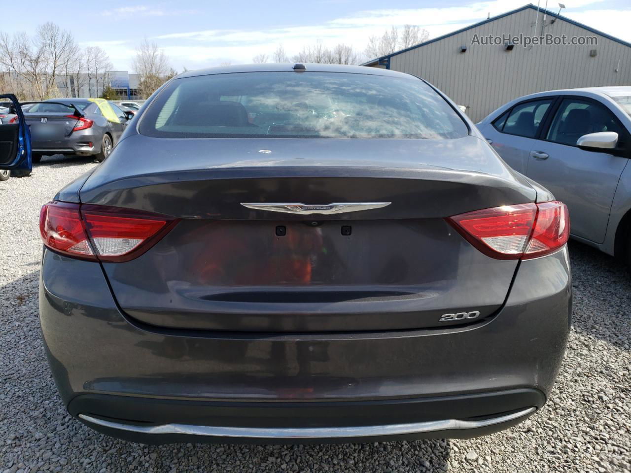 2015 Chrysler 200 Limited Gray vin: 1C3CCCAB7FN532920