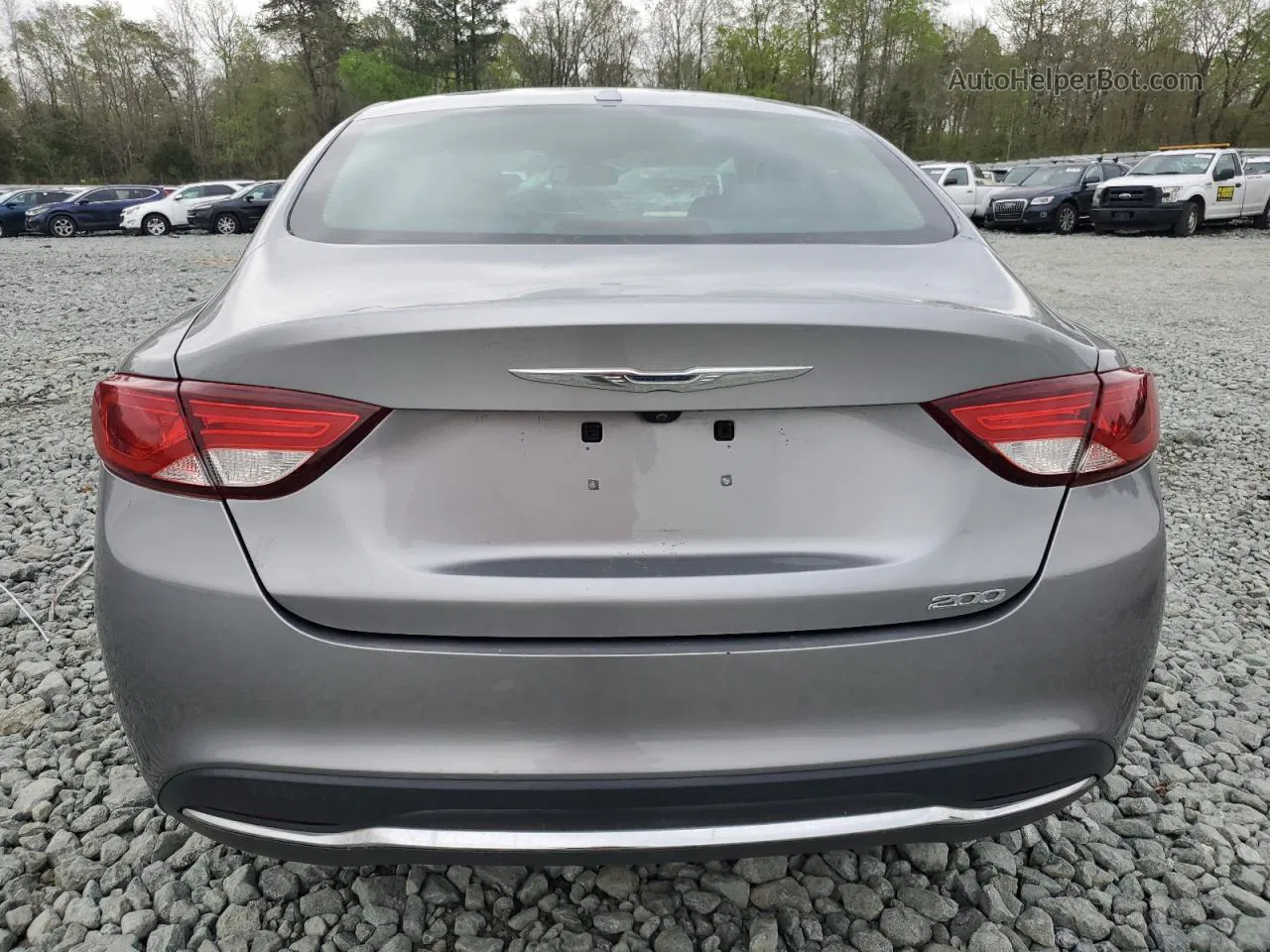 2015 Chrysler 200 Limited Серебряный vin: 1C3CCCAB7FN557459