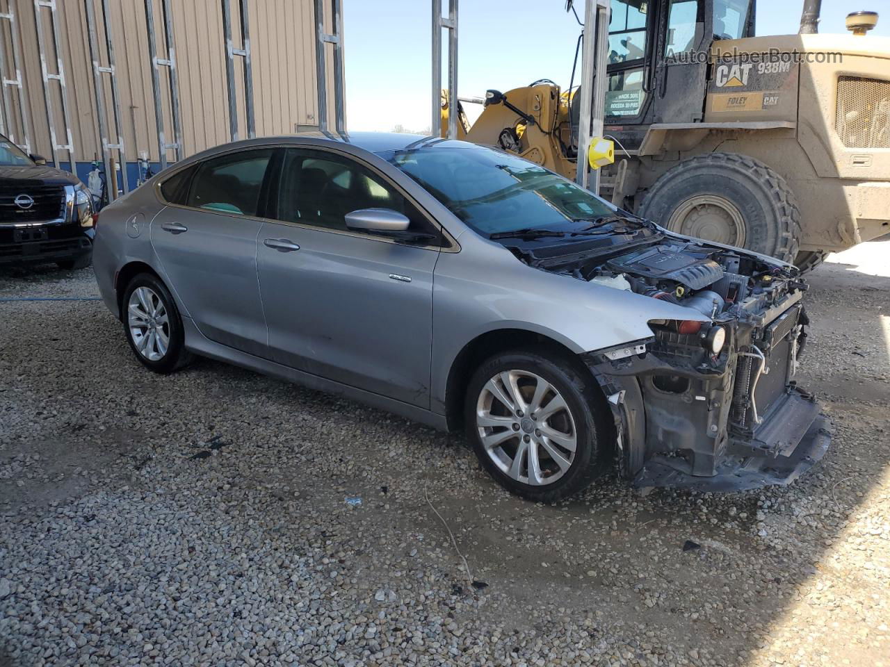 2015 Chrysler 200 Limited Silver vin: 1C3CCCAB7FN574066