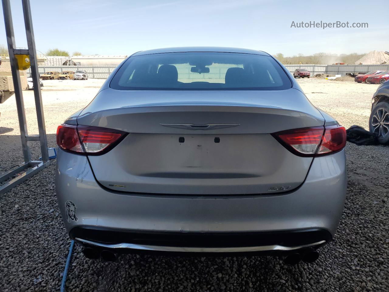 2015 Chrysler 200 Limited Silver vin: 1C3CCCAB7FN574066