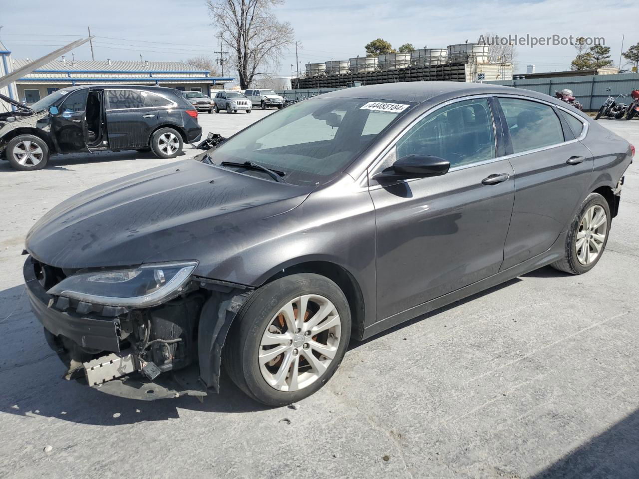 2015 Chrysler 200 Limited Charcoal vin: 1C3CCCAB7FN595404