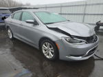 2015 Chrysler 200 Limited Silver vin: 1C3CCCAB7FN607969