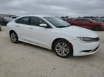 2015 Chrysler 200 Limited White vin: 1C3CCCAB7FN623119