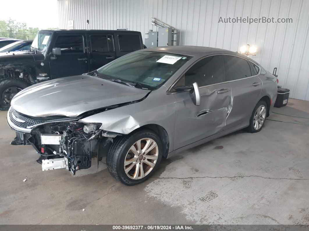 2015 Chrysler 200 Limited Silver vin: 1C3CCCAB7FN644701