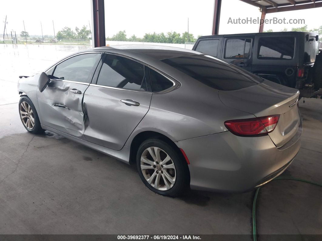 2015 Chrysler 200 Limited Silver vin: 1C3CCCAB7FN644701