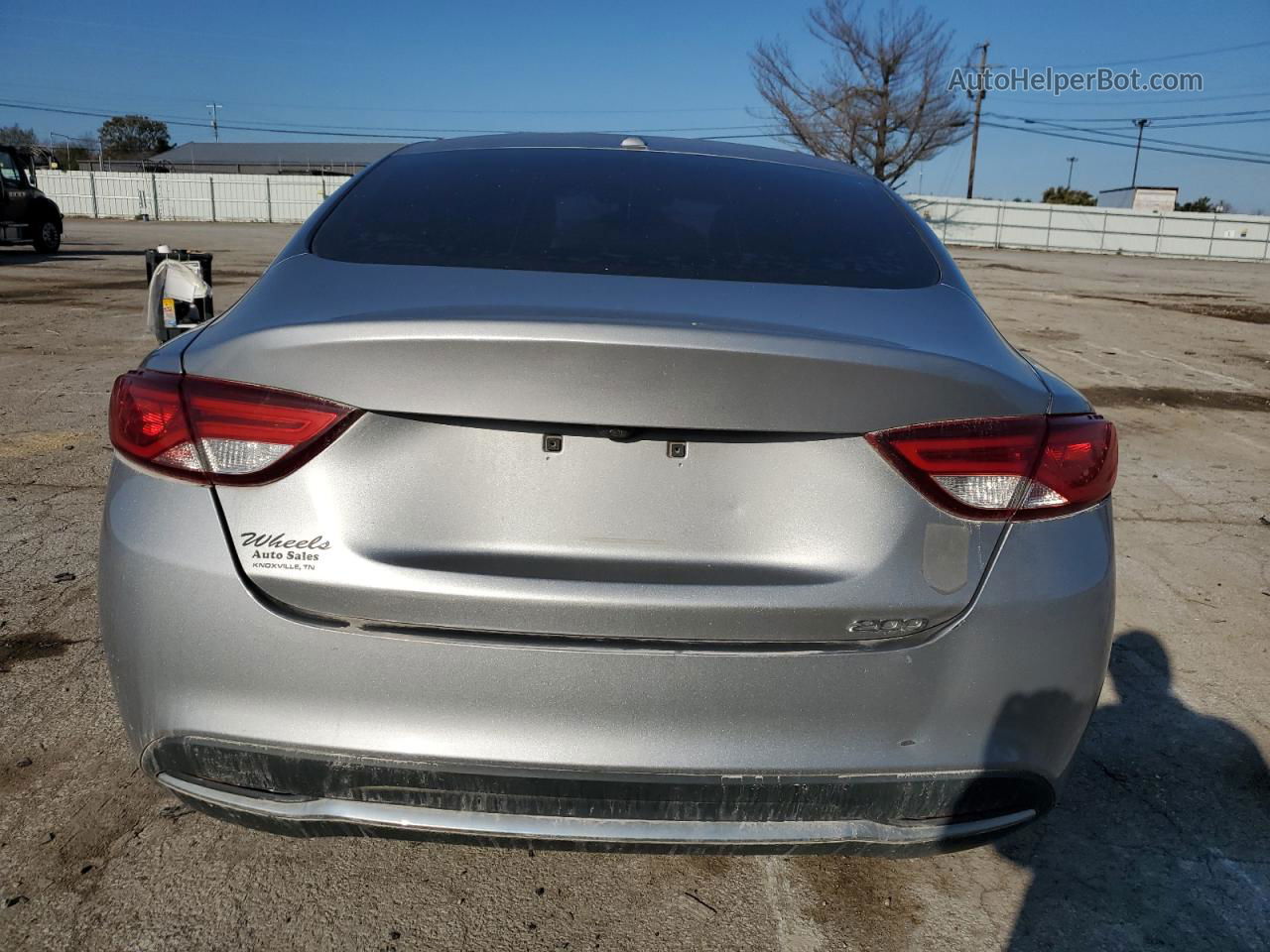 2015 Chrysler 200 Limited Silver vin: 1C3CCCAB7FN724886