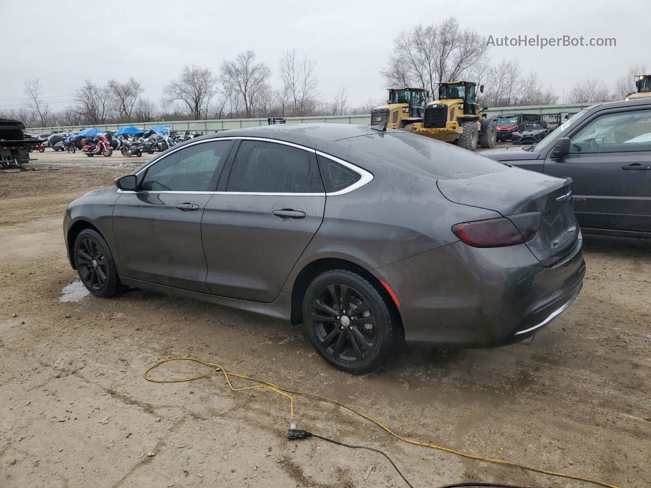 2016 Chrysler 200 Limited Gray vin: 1C3CCCAB7GN103746