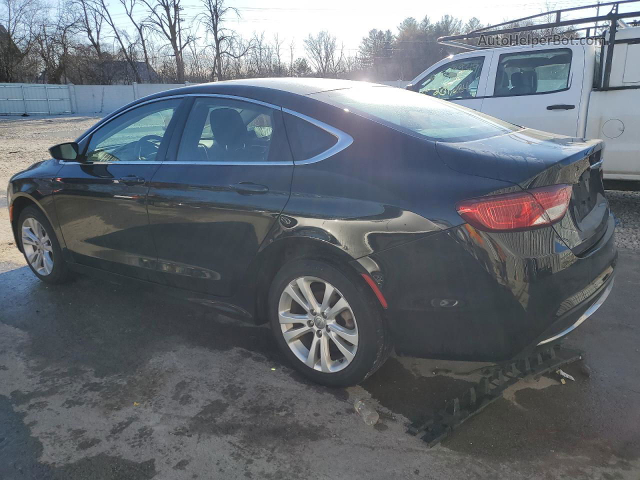 2016 Chrysler 200 Limited Black vin: 1C3CCCAB7GN105027