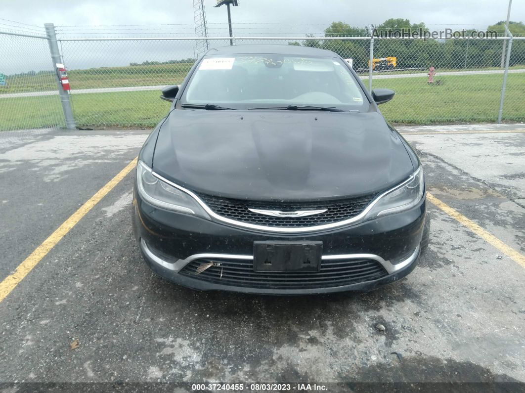 2016 Chrysler 200 Limited Black vin: 1C3CCCAB7GN106677