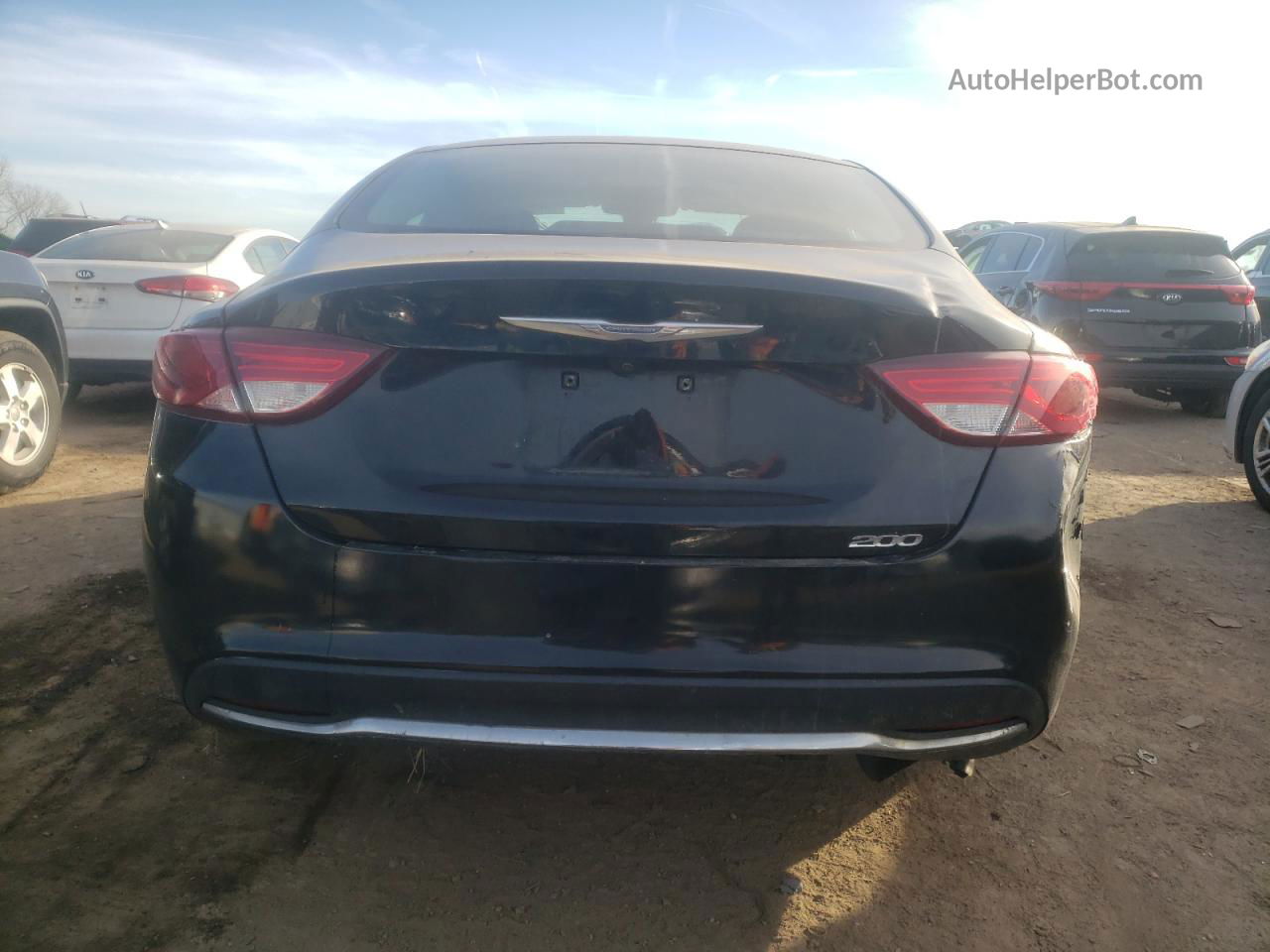 2016 Chrysler 200 Limited Серый vin: 1C3CCCAB7GN109451