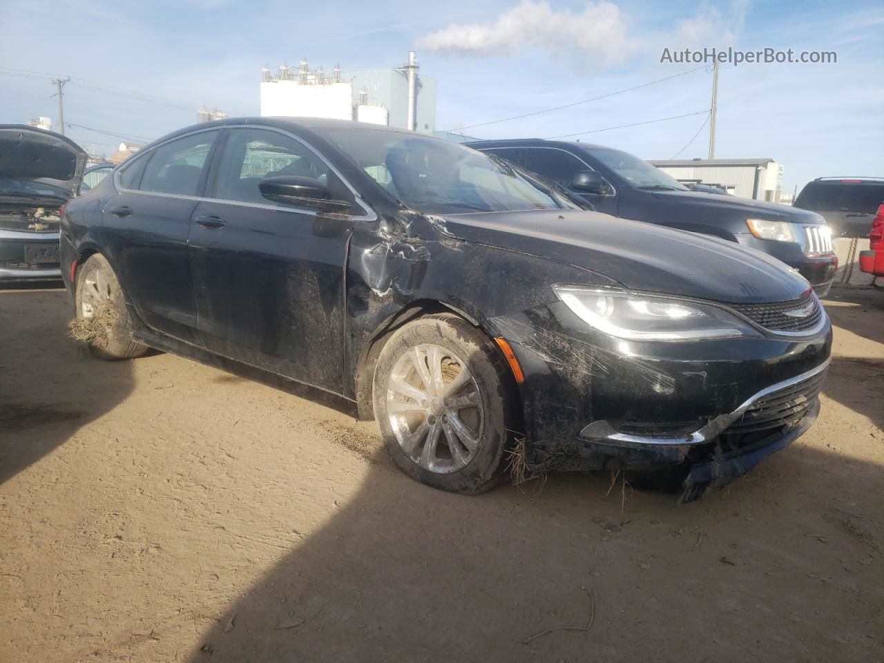 2016 Chrysler 200 Limited Серый vin: 1C3CCCAB7GN109451