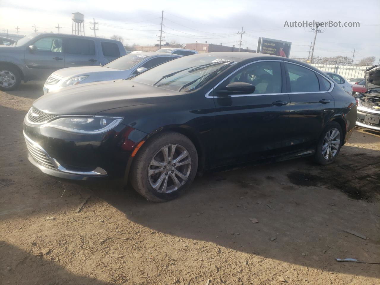 2016 Chrysler 200 Limited Gray vin: 1C3CCCAB7GN109451