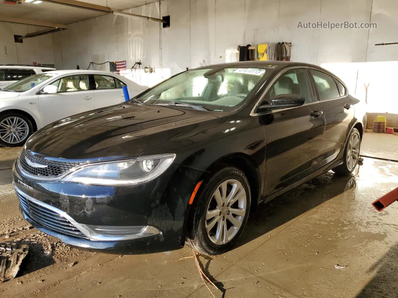 2016 Chrysler 200 Limited Black vin: 1C3CCCAB7GN113127