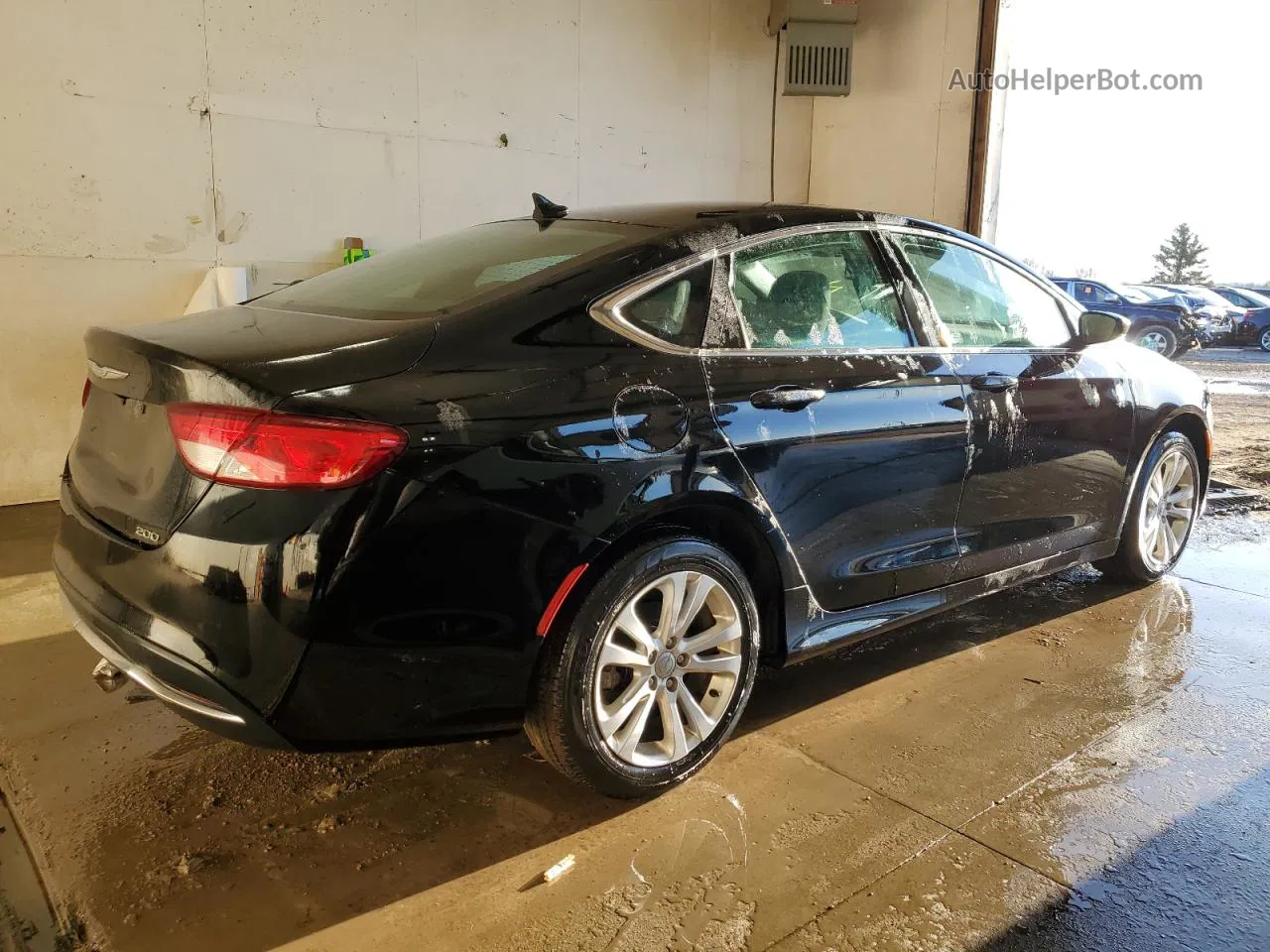 2016 Chrysler 200 Limited Black vin: 1C3CCCAB7GN113127