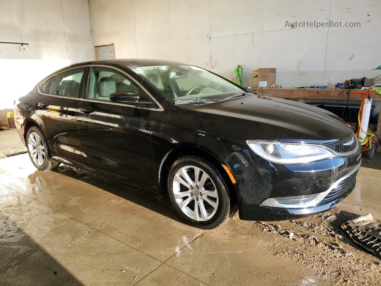 2016 Chrysler 200 Limited Black vin: 1C3CCCAB7GN113127