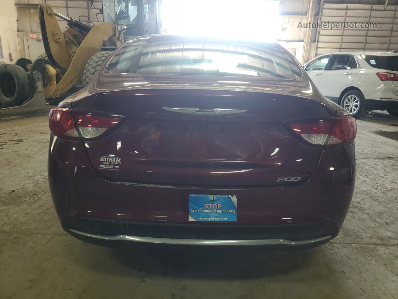 2016 Chrysler 200 Limited Maroon vin: 1C3CCCAB7GN118747