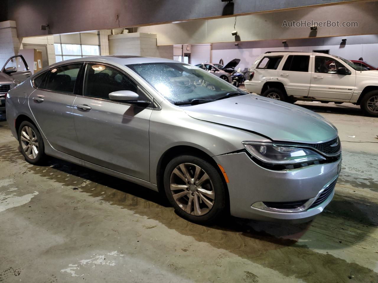 2016 Chrysler 200 Limited Silver vin: 1C3CCCAB7GN128193