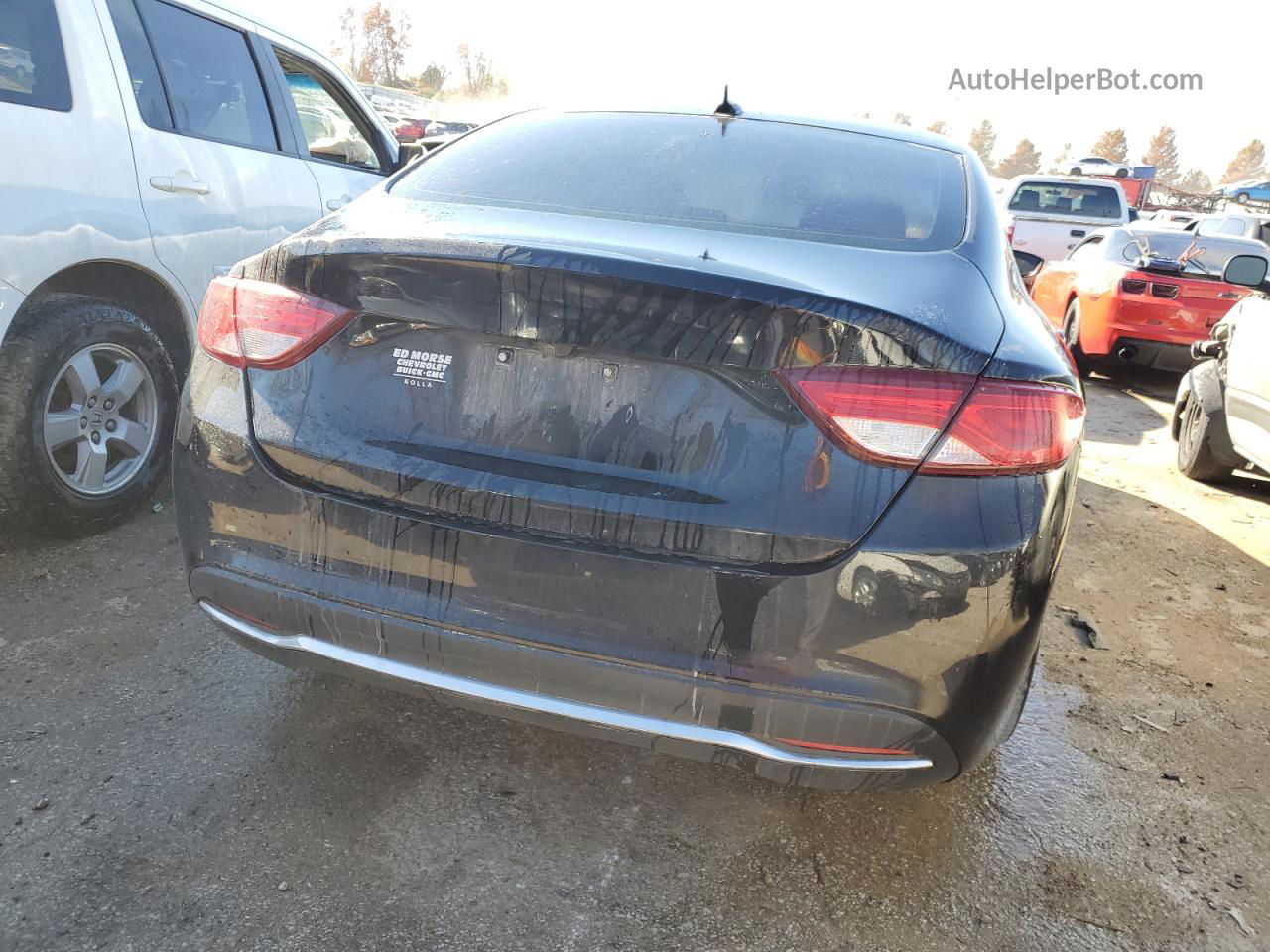 2016 Chrysler 200 Limited Черный vin: 1C3CCCAB7GN145687