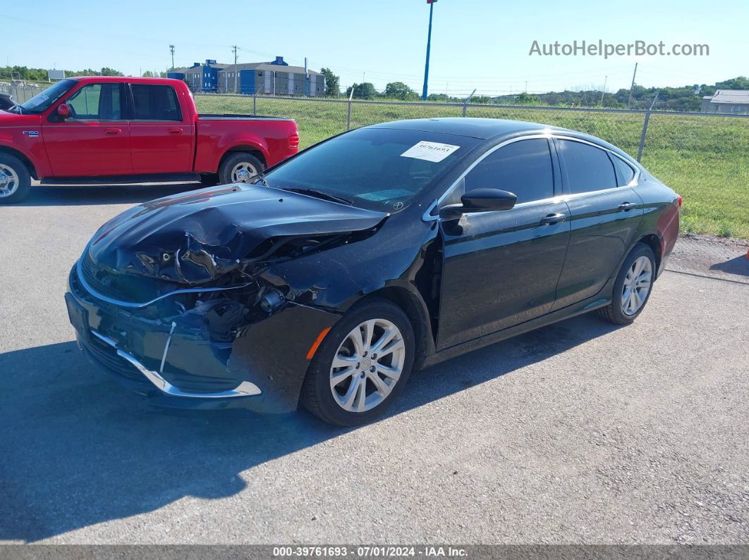 2016 Chrysler 200 Limited Black vin: 1C3CCCAB7GN149898