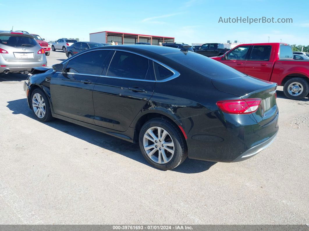 2016 Chrysler 200 Limited Black vin: 1C3CCCAB7GN149898