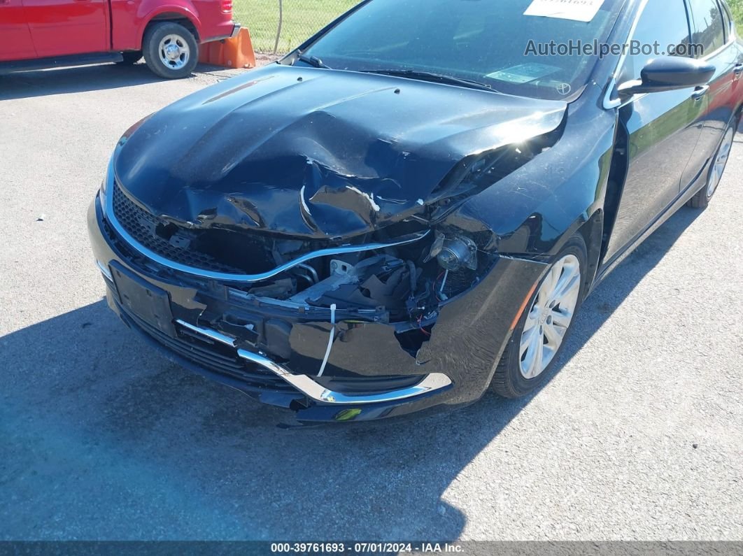 2016 Chrysler 200 Limited Black vin: 1C3CCCAB7GN149898