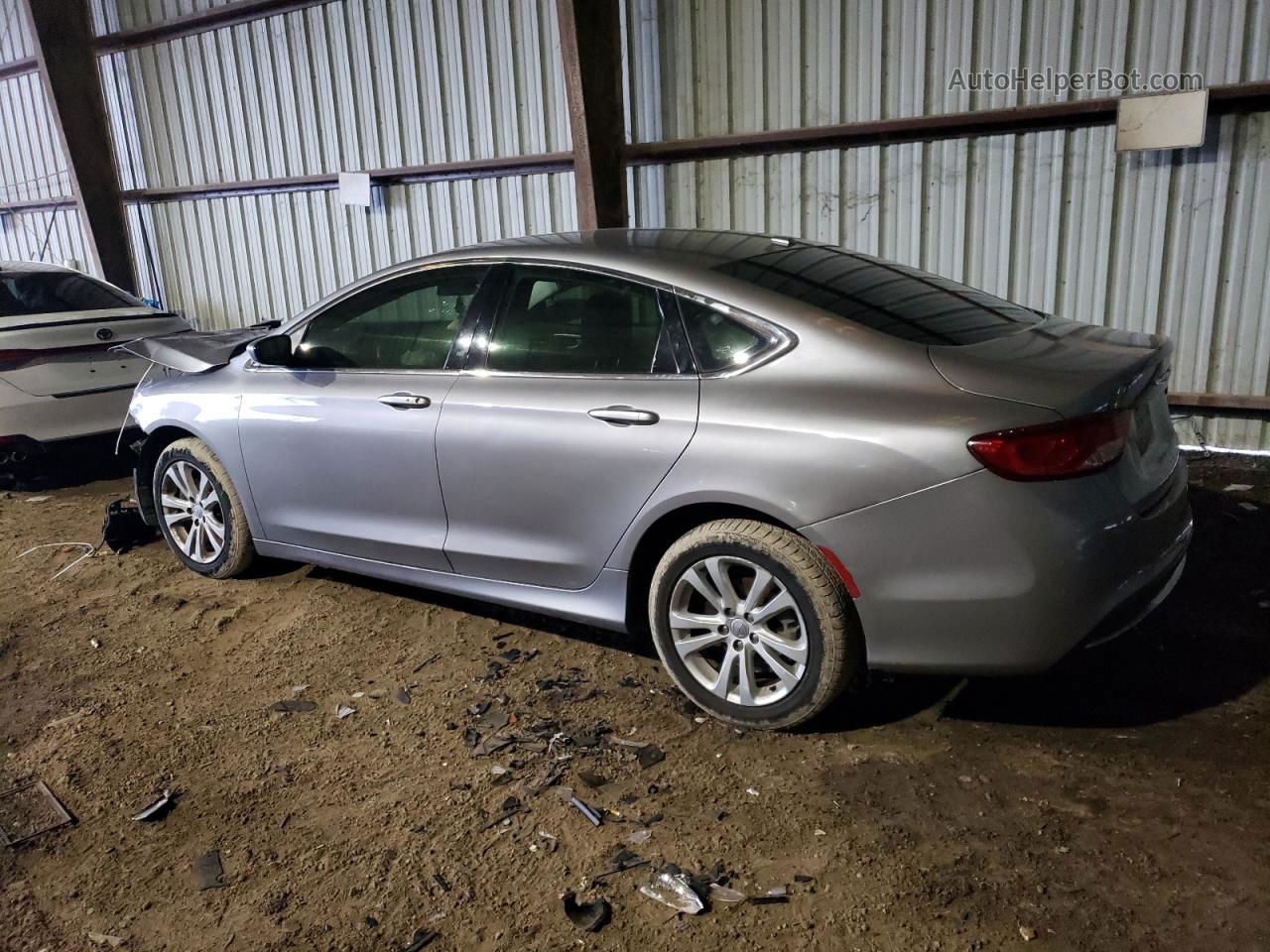 2016 Chrysler 200 Limited Серебряный vin: 1C3CCCAB7GN153613