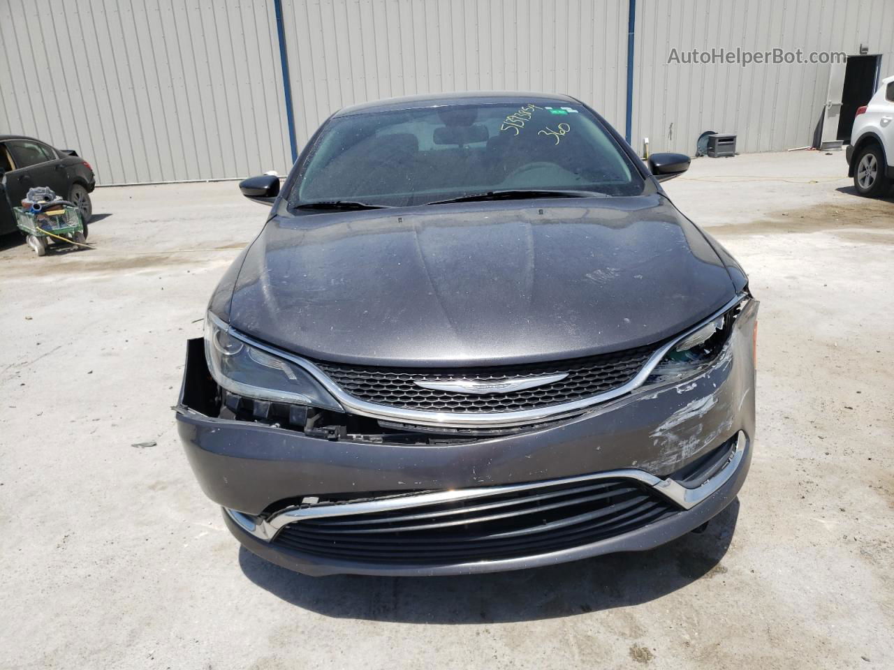 2016 Chrysler 200 Limited Угольный vin: 1C3CCCAB7GN155524