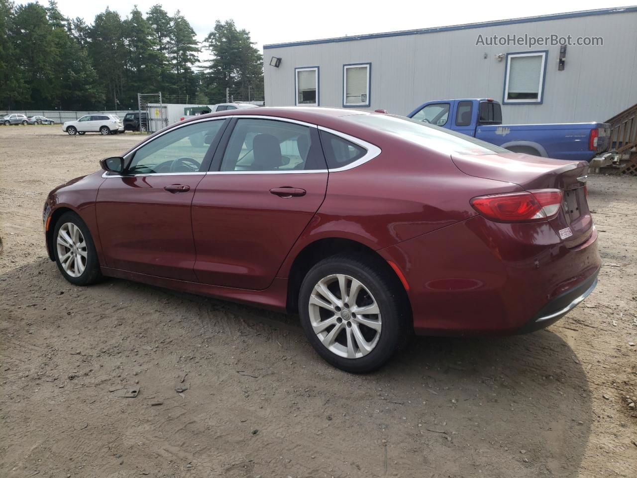 2016 Chrysler 200 Limited Burgundy vin: 1C3CCCAB7GN158276