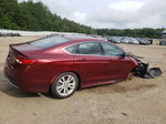 2016 Chrysler 200 Limited Burgundy vin: 1C3CCCAB7GN158276