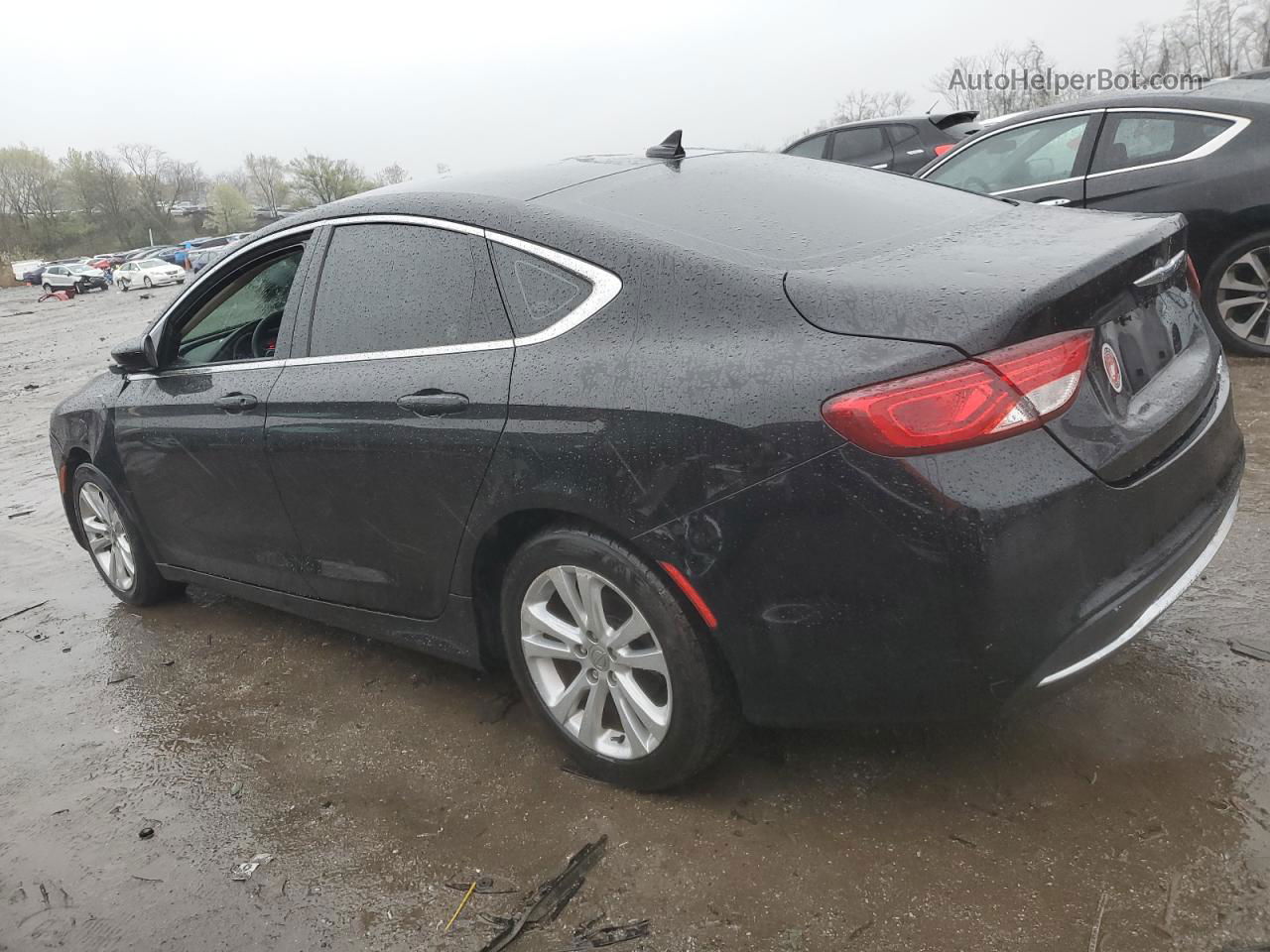 2016 Chrysler 200 Limited Black vin: 1C3CCCAB7GN179953